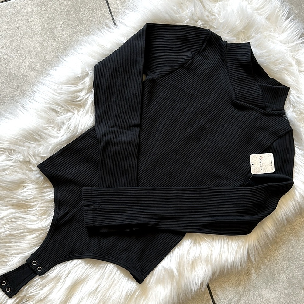 Free people Intimately Long Sleeve Bodysuit